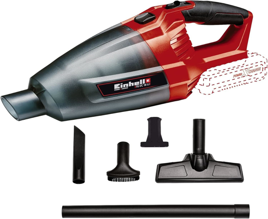 Einhell Power X-Change 18V belaidis rankinis dulkiu siurblys – skirtas grindims, laiptams, sofoms, automobiliams ir nameliams valyti – TE-VC 18 Li Sol